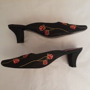 Beverly Feldman  Love & Desire Vintage Kitten Heel Mules